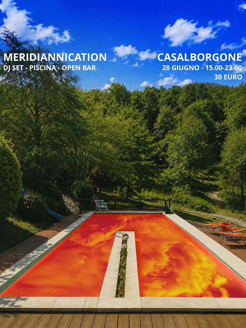 Locandina ufficiale del Pool Party 2026